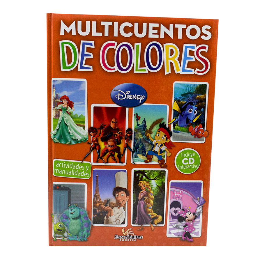 MULTICUENTO DE COLORES DE DISNEY - NARANJA