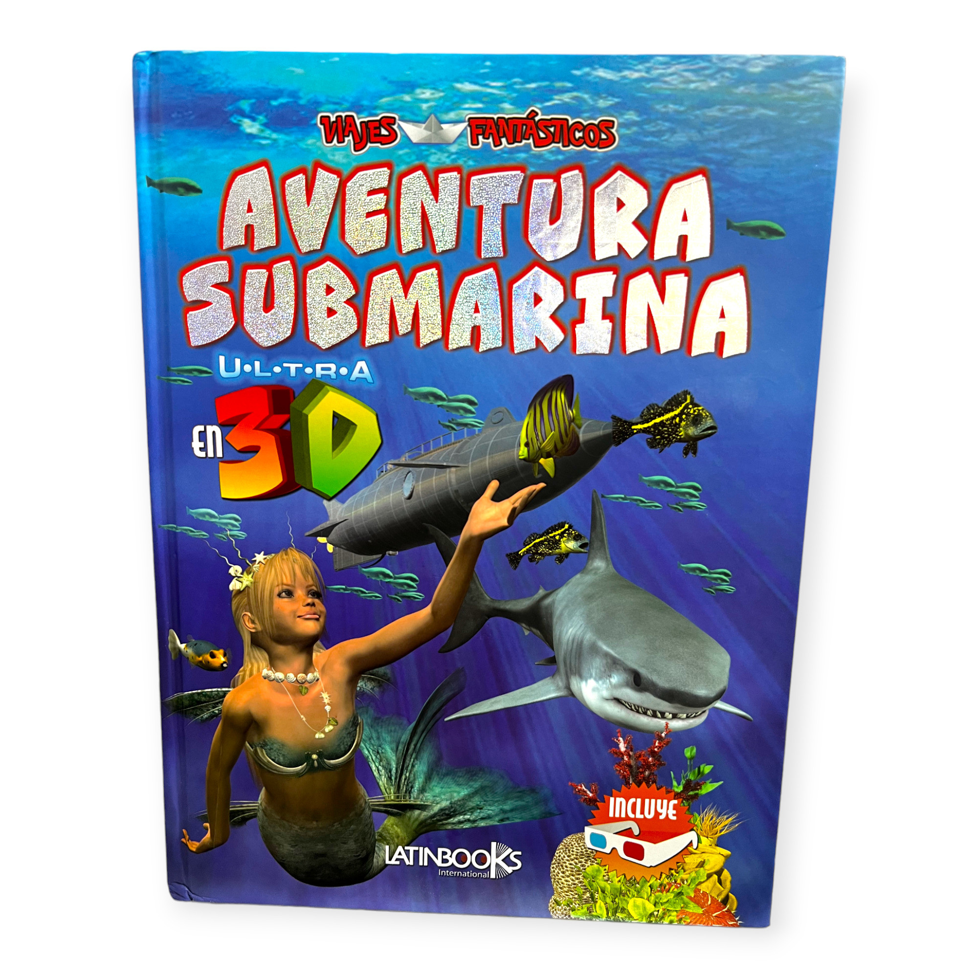Portada de Aventura Submarina en 3D – Libro con Anteojos 3D