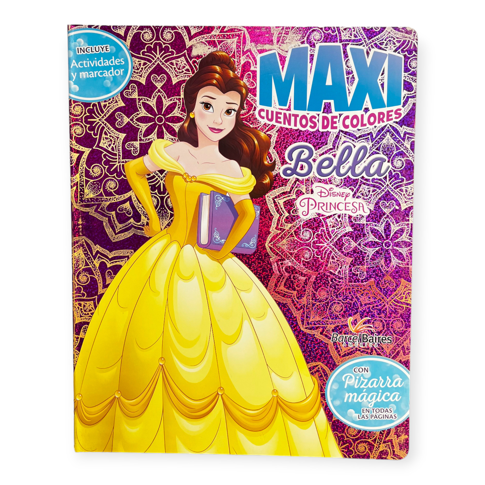 Maxi Cuento La Bella y la Bestia – Con Pizarra Mágica